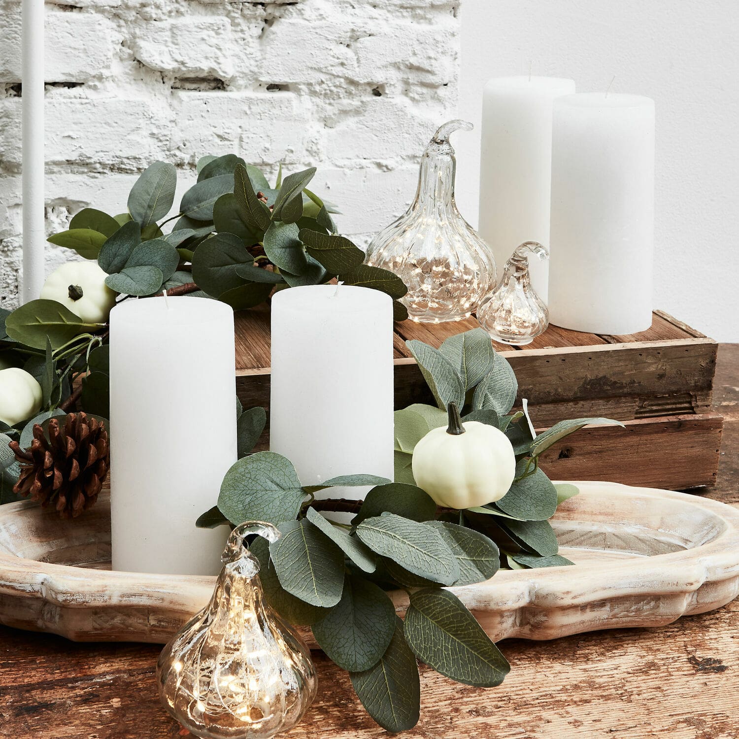 Set di 4 candele Homel