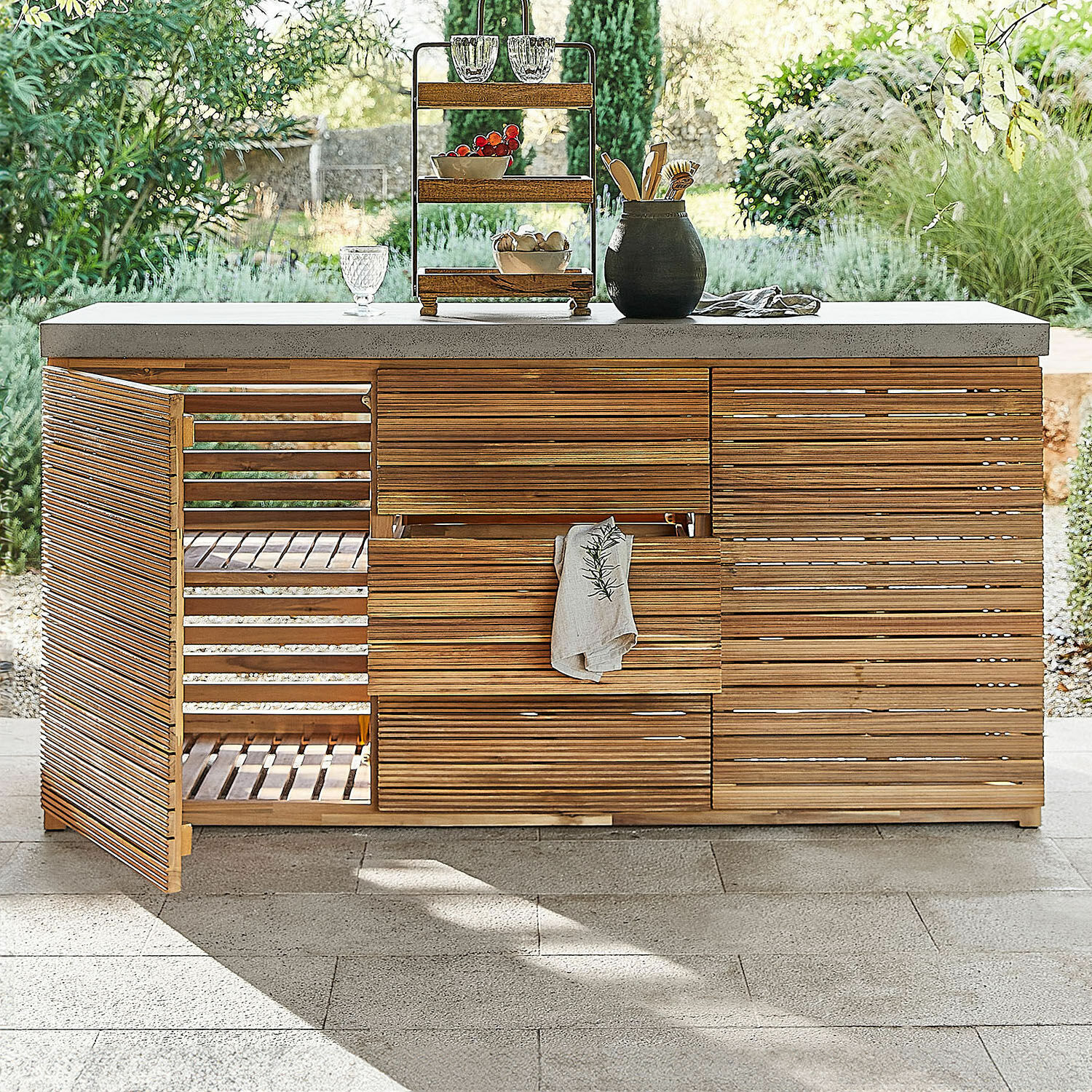 Mobile basso da esterno FSC®-100% Venzone