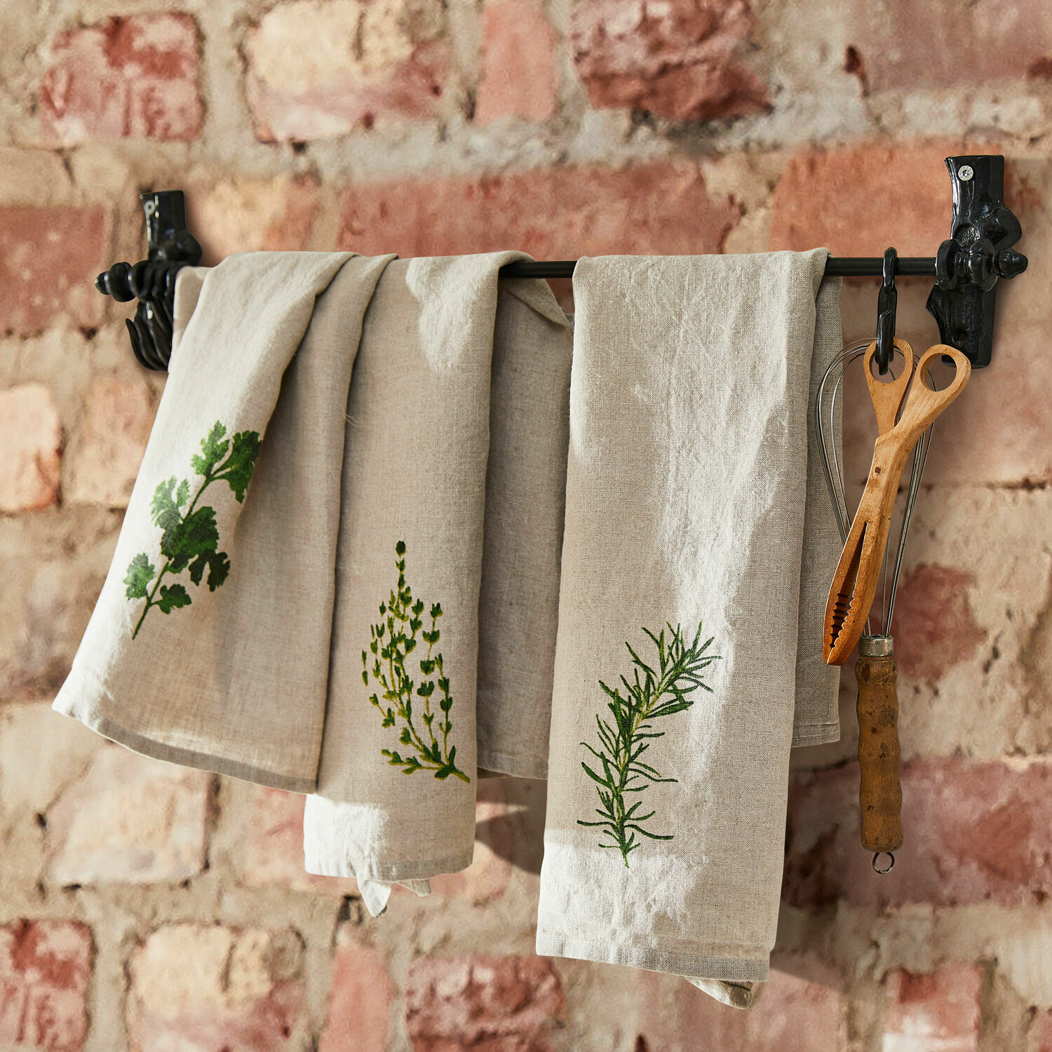 Set di 3 canovacci Herbal Gardens