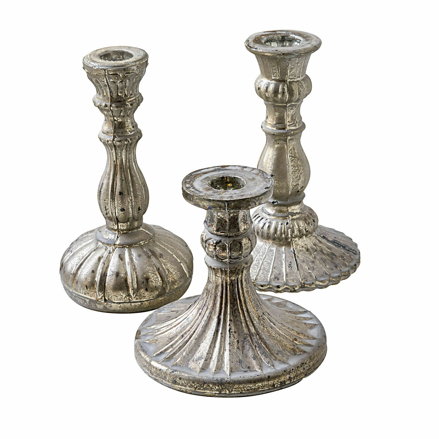 Set di 3 candelieri Bretagne