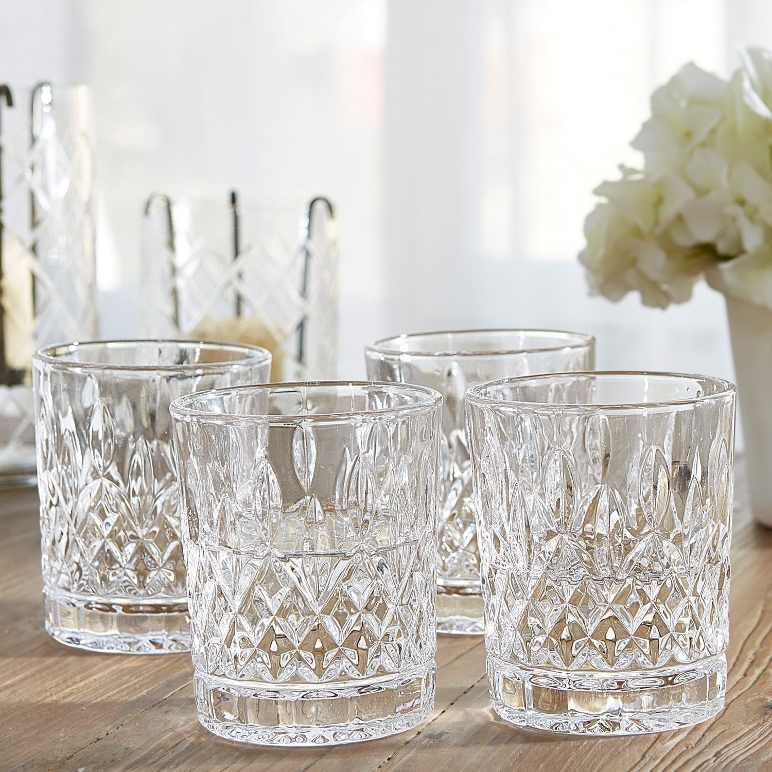 Set di 4 bicchieri Crista