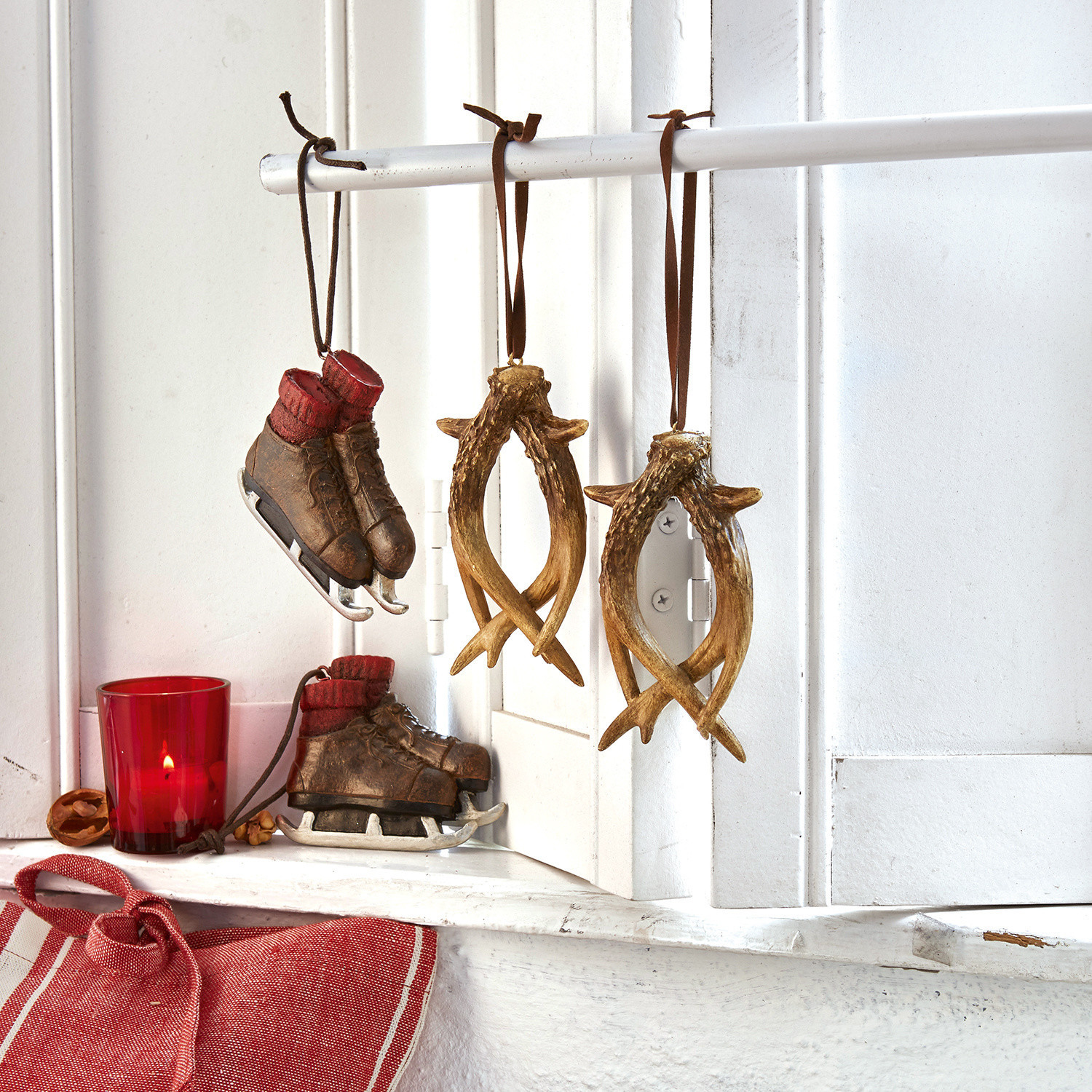 Set di 4 decorazioni da appendere Langton