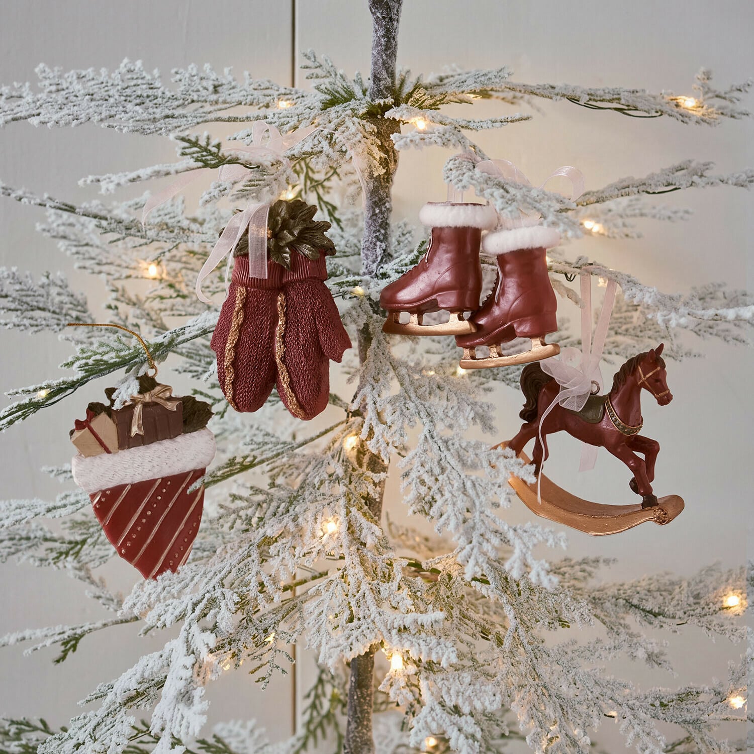 Set di 4 decorazioni da appendere Maisonpetite Set di 4 decorazioni da appendere Maisonpetite