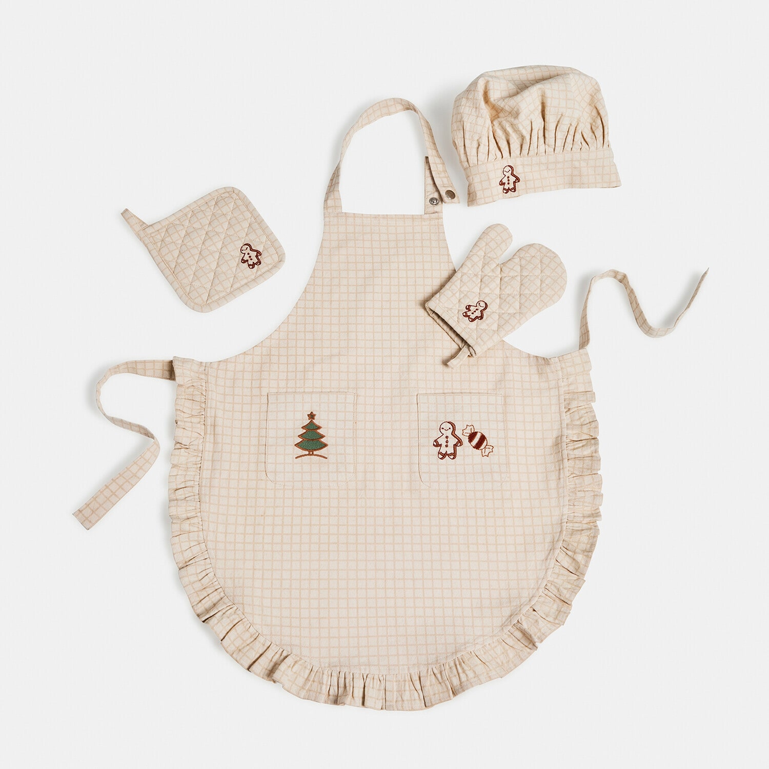 Set di 4 accessori per bambini con grembiule Minsi