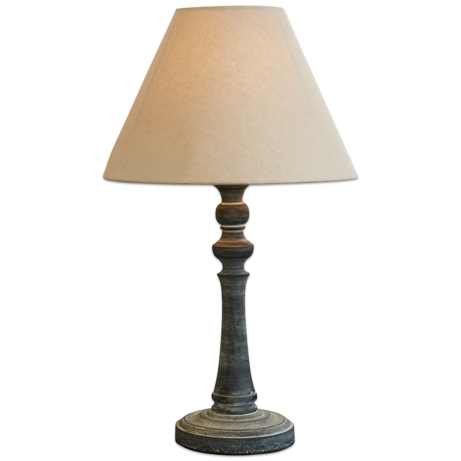 Lampada da tavolo Withby Lampada da tavolo classica con paralume beige e base in legno scuro per soggiorno