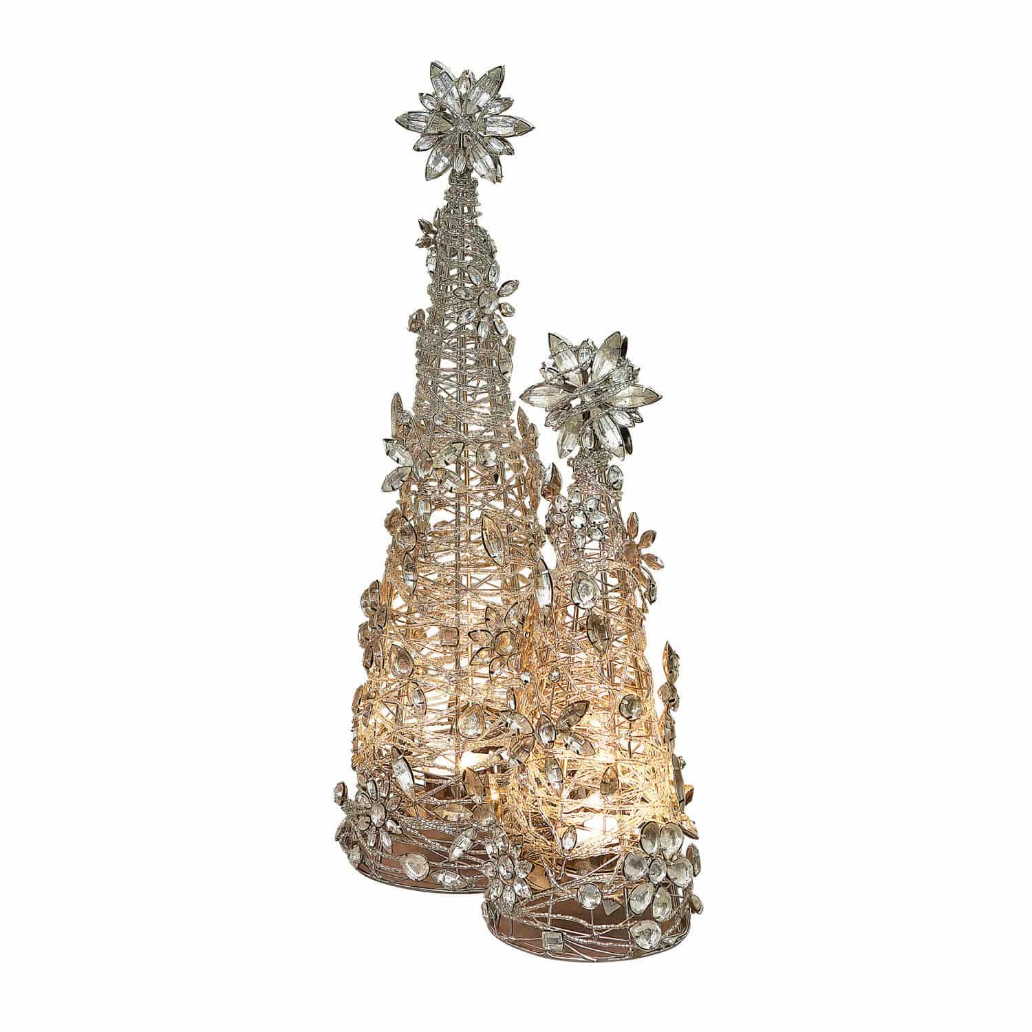 Coppia di decorazioni ad albero Moroni