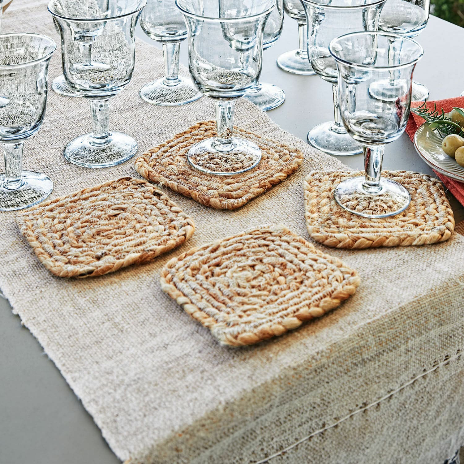 Set di 4 sottobicchieri Taninges