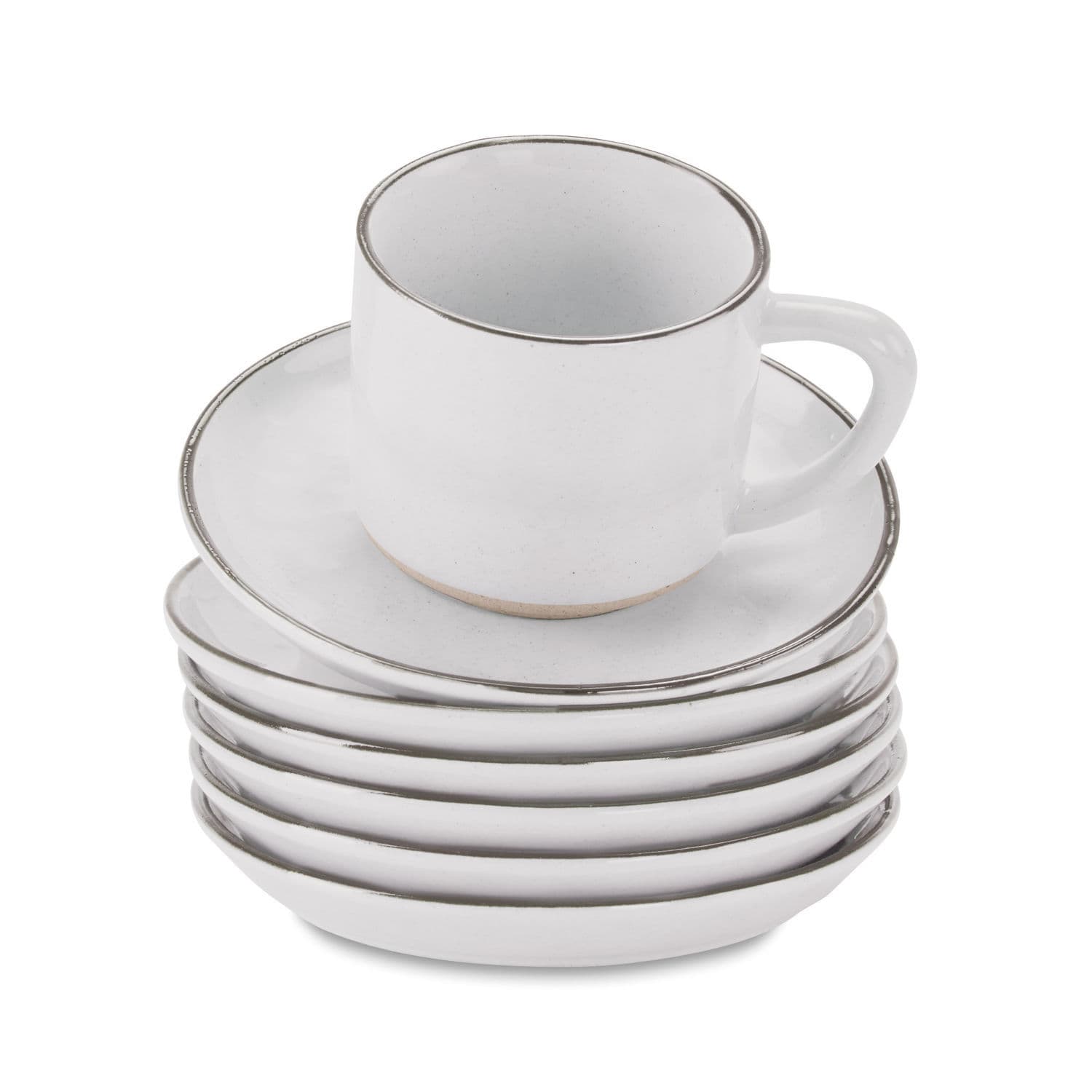 Set di 6 tazze con piattino Biarré