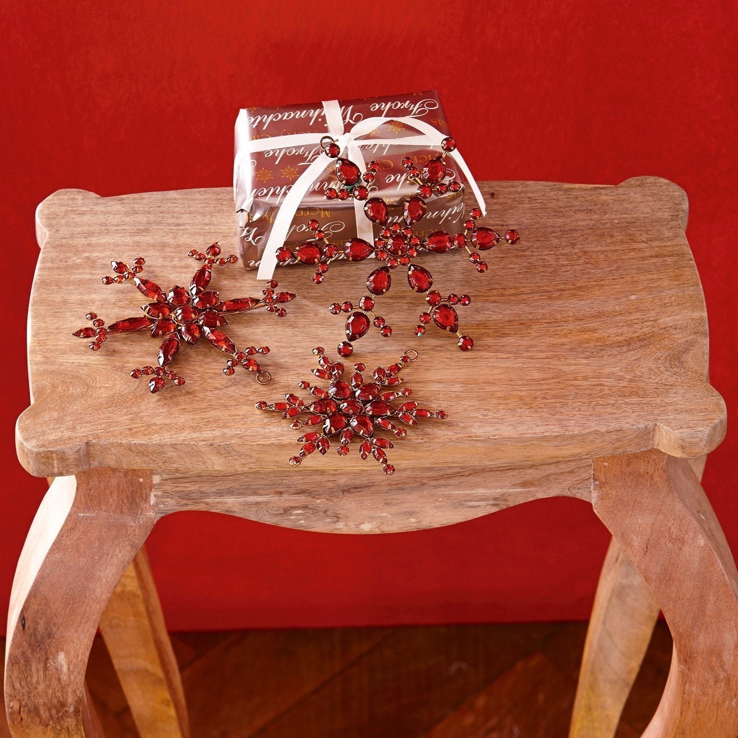Set di 3 decorazioni natalizie Selia