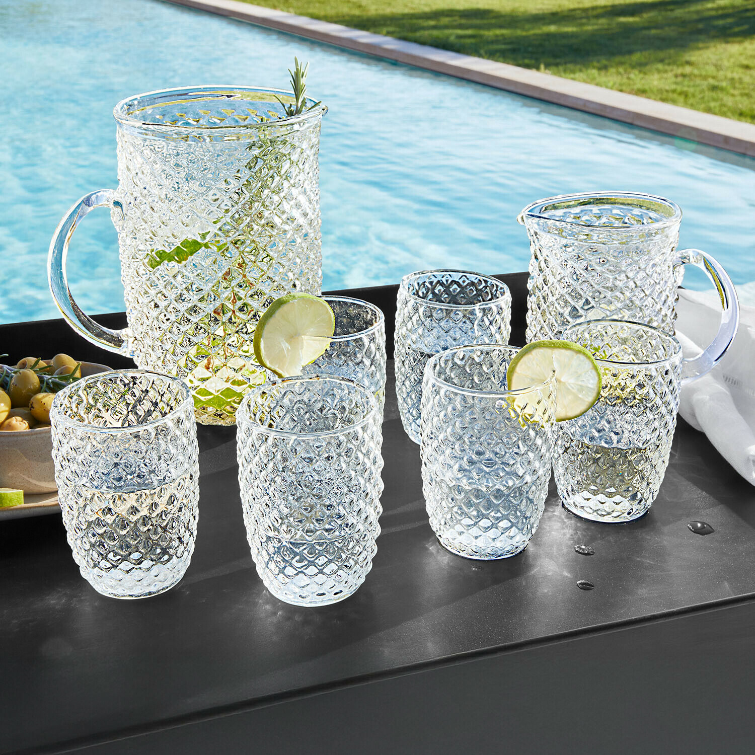 Set di 6 bicchieri Ivorias