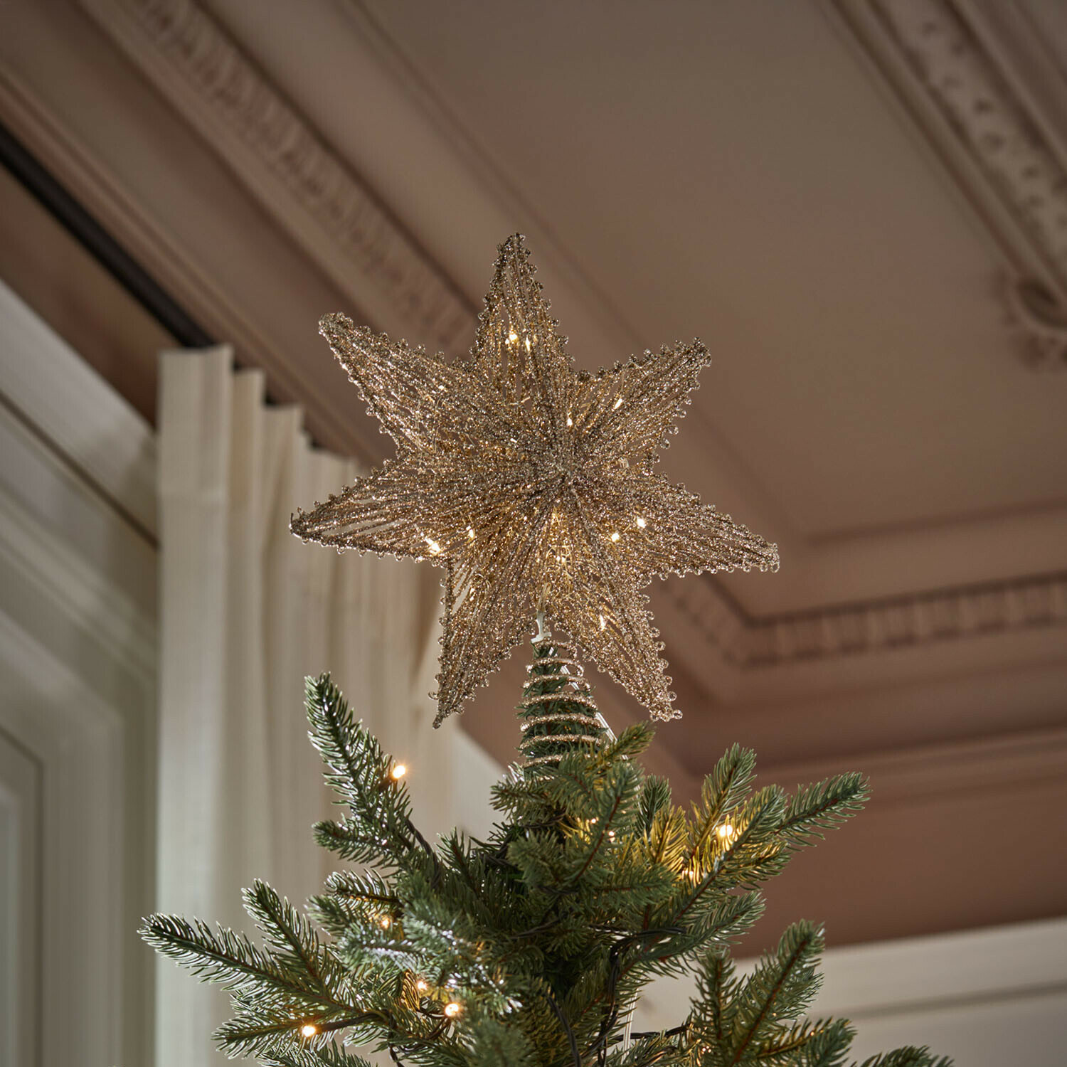 Puntale per albero di Natale a LED Amarosas