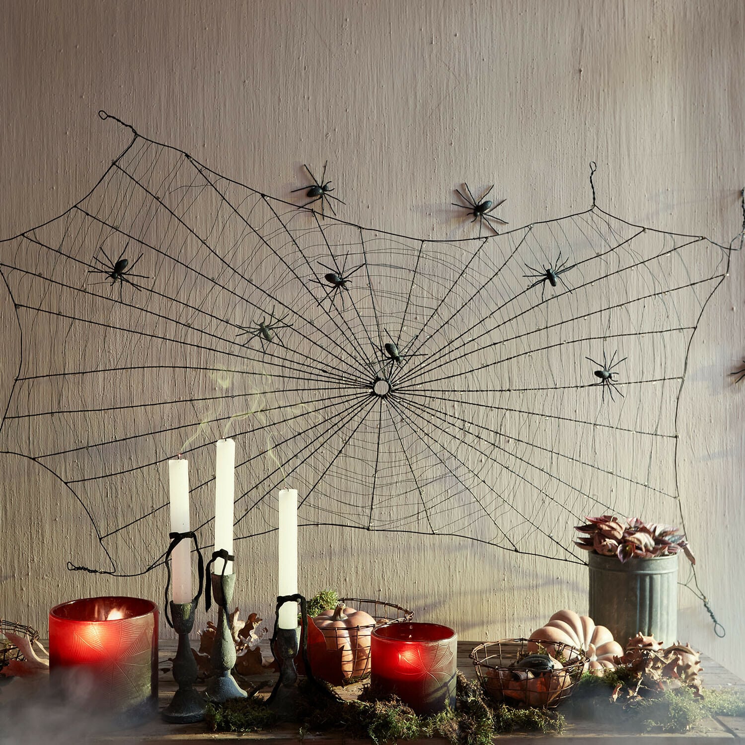 Set di 4 ragni decorativi Gwynetha