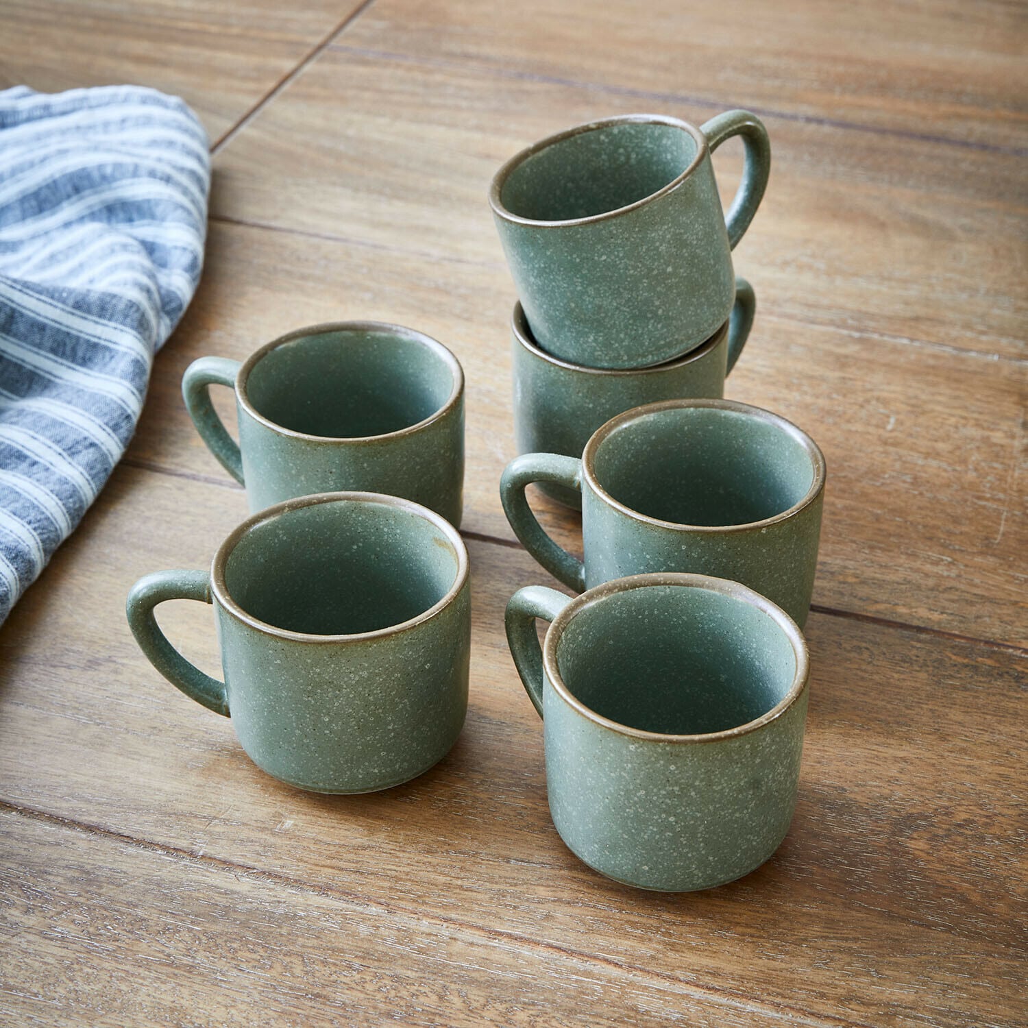 Set di 6 tazze con piattino Biarré