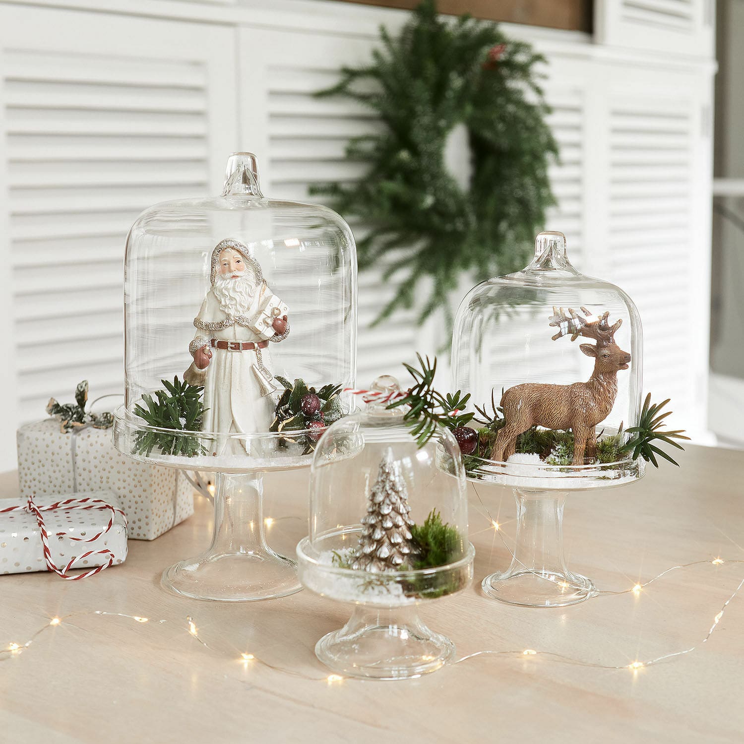 Set di 3 campane di vetro Allegheny