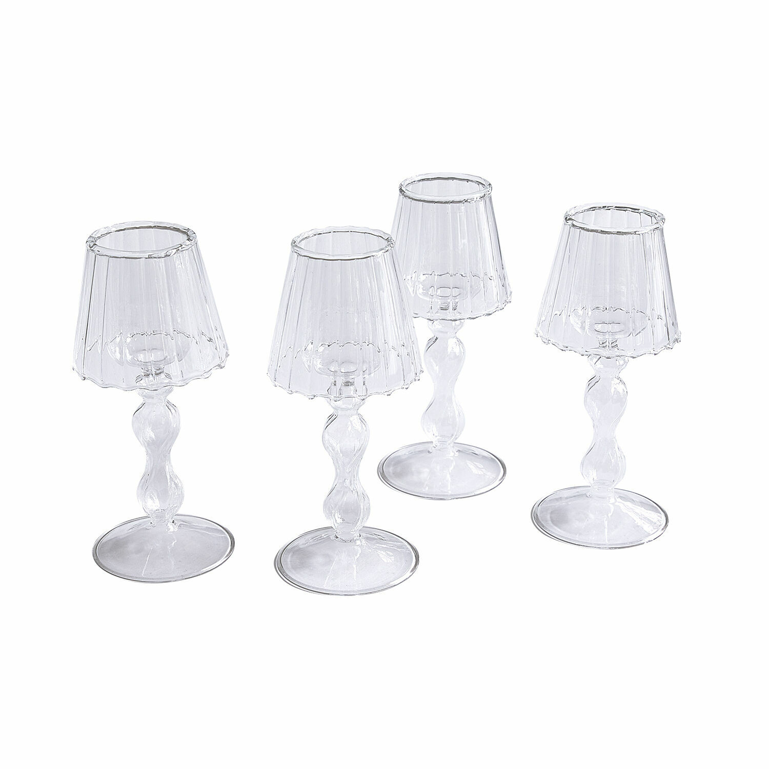 Set di 4 portacandele Jouval
