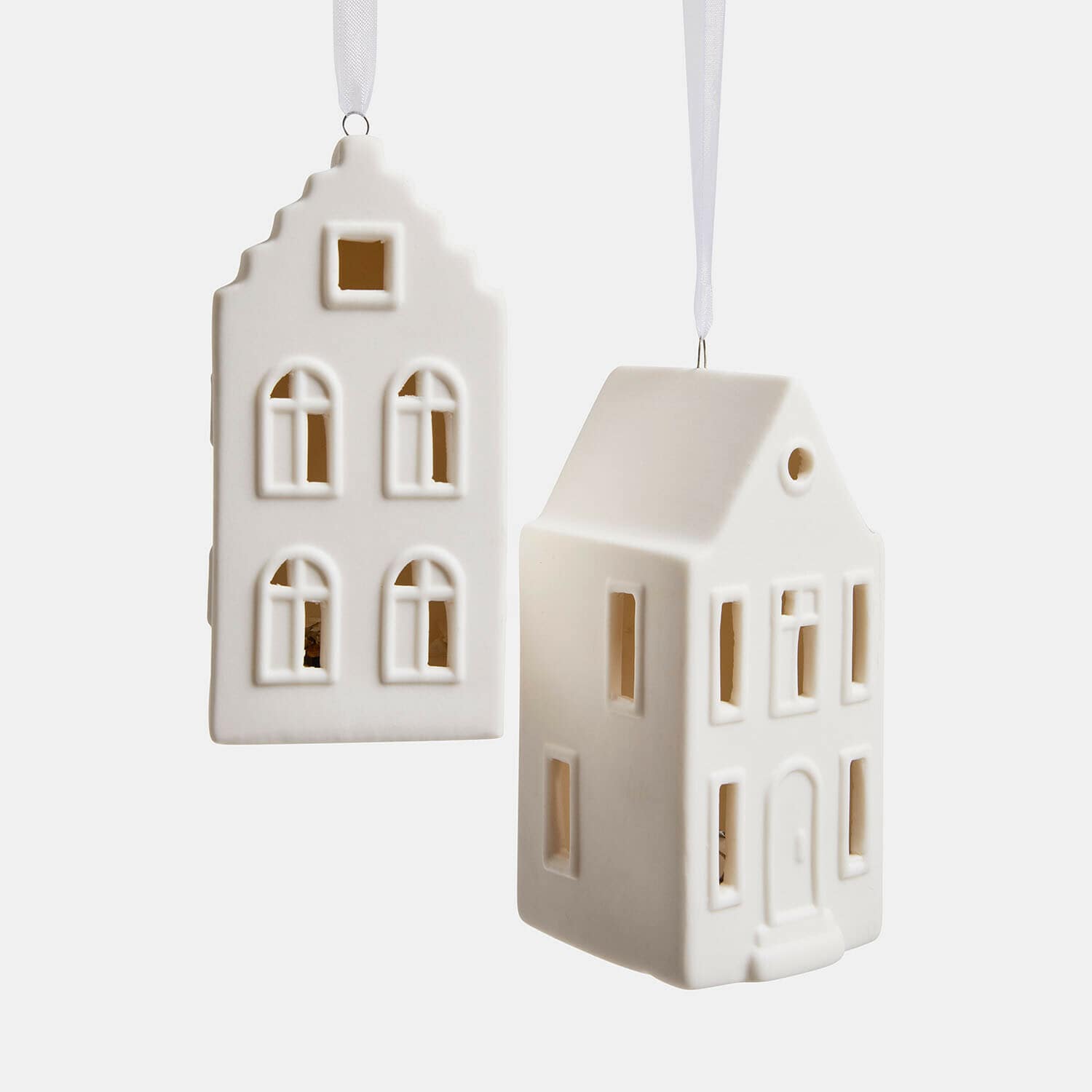 Set di 3 decorazioni da appendere a LED Cirella