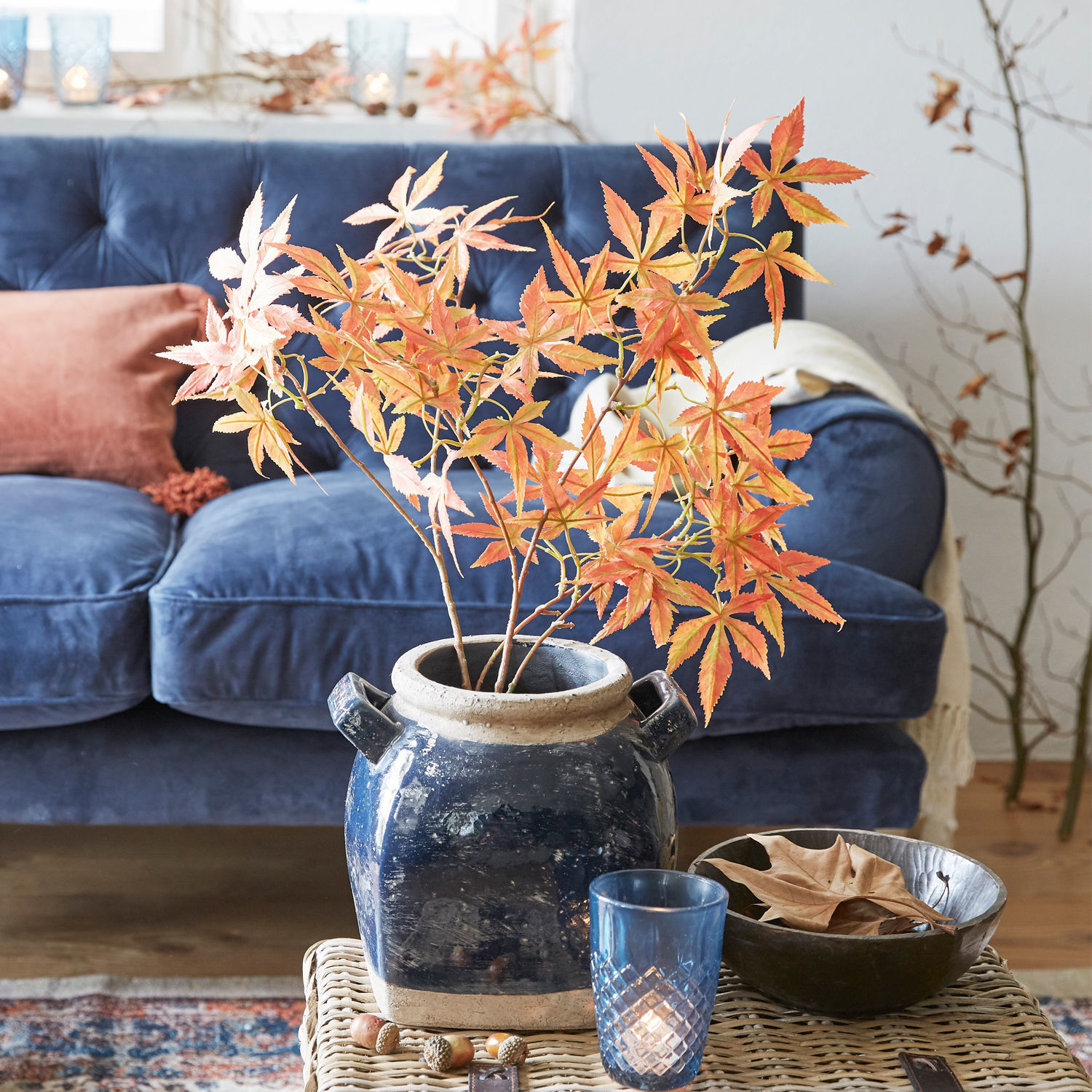 Coppia di ramoscelli decorativi Reddiere