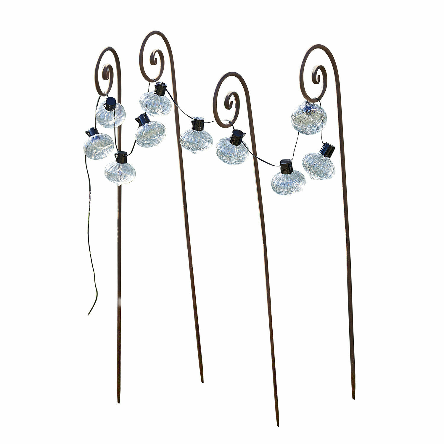 Set di 4 decorazioni ad asta per giardino Sornàs