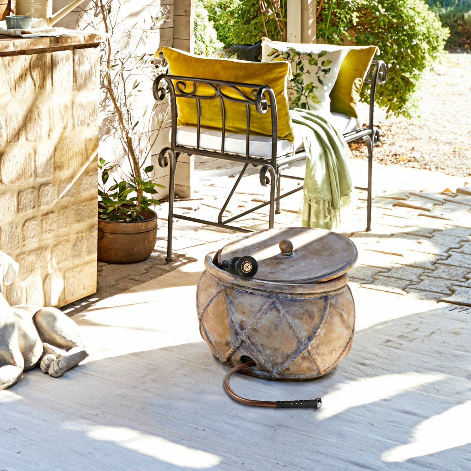 Contenitore per tubo da giardino Hulcier