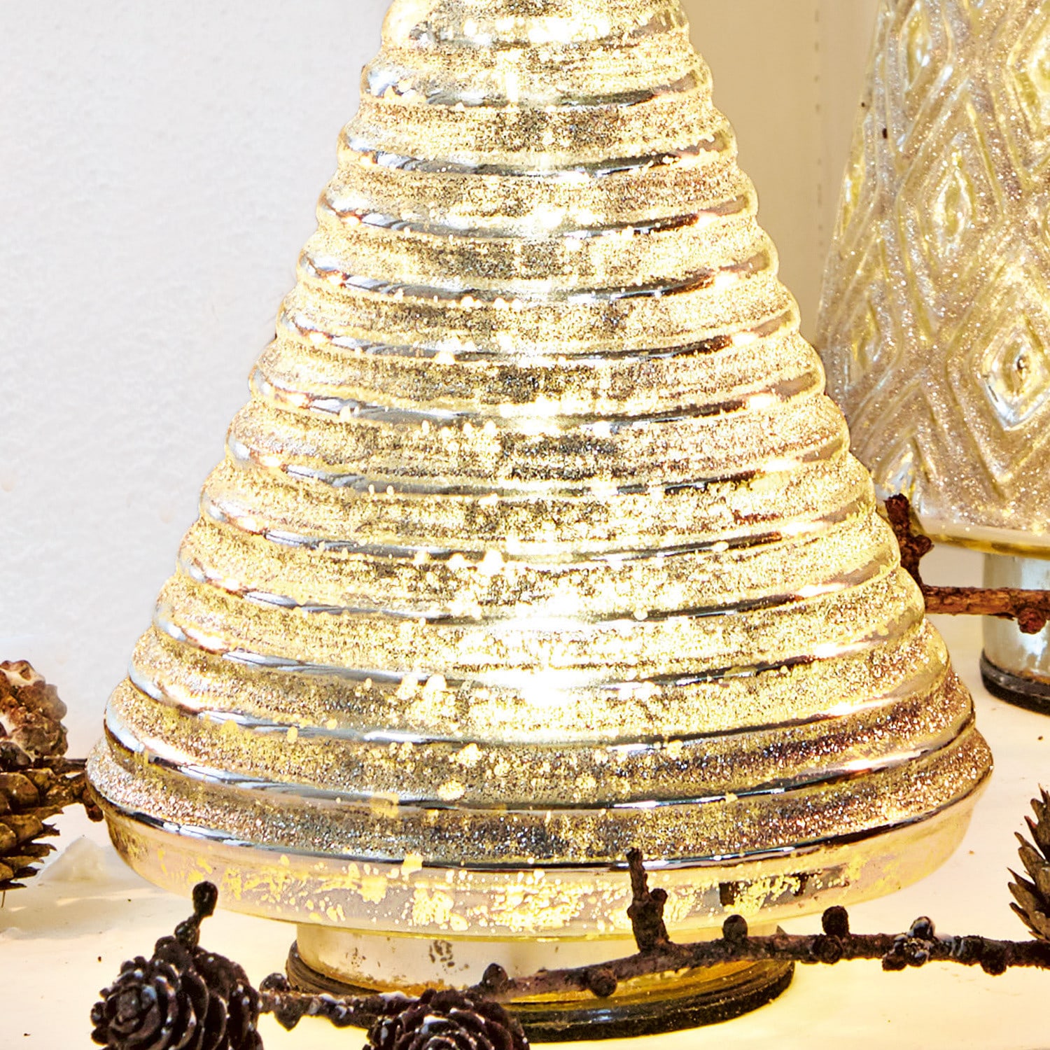 Coppia di alberelli decorativi Avebury