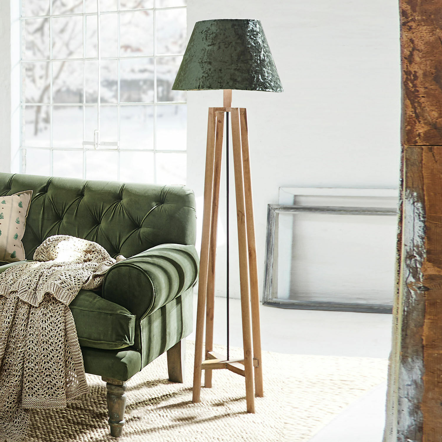 Lampada da terra Edgewood