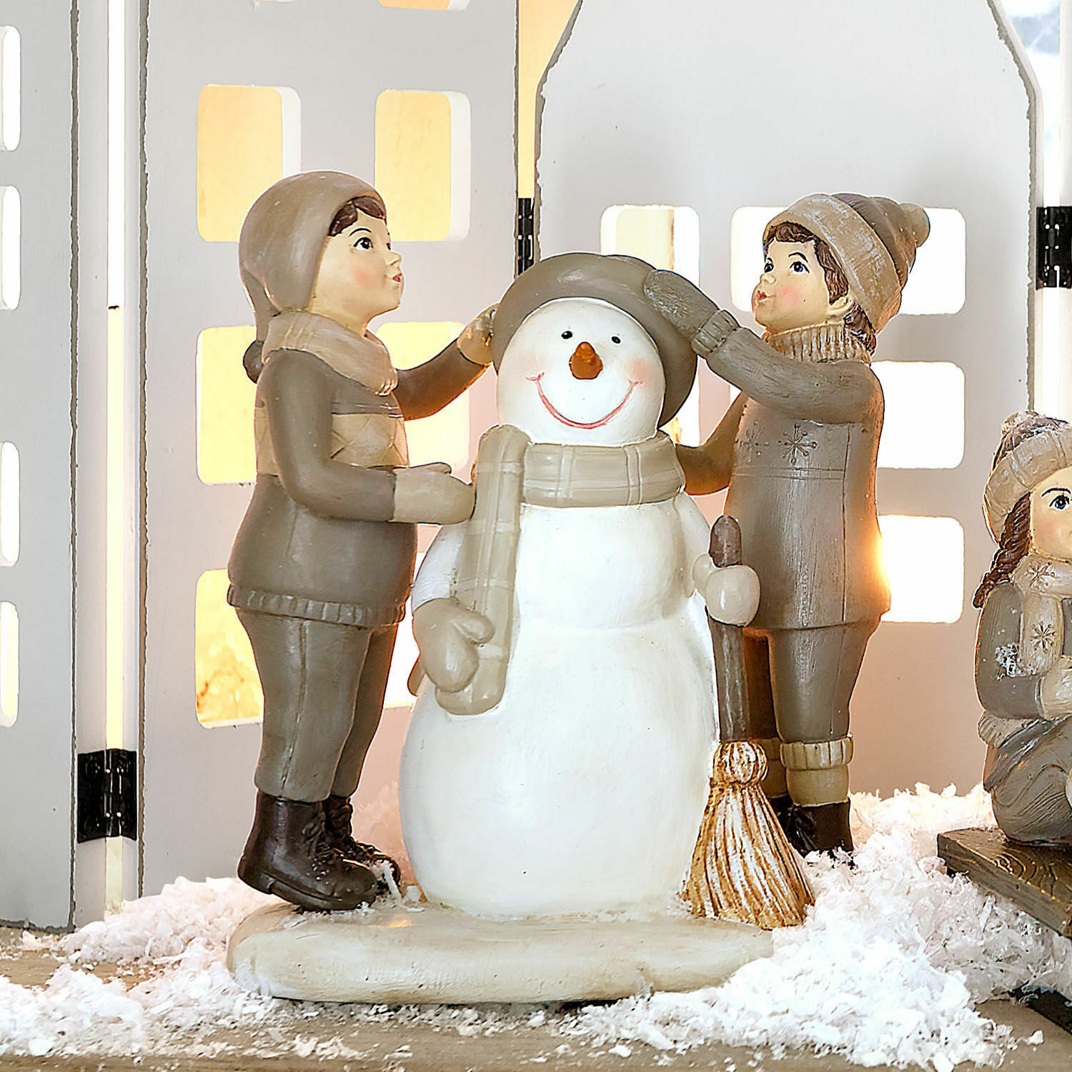 Set di 3 statuine decorative Elvirette