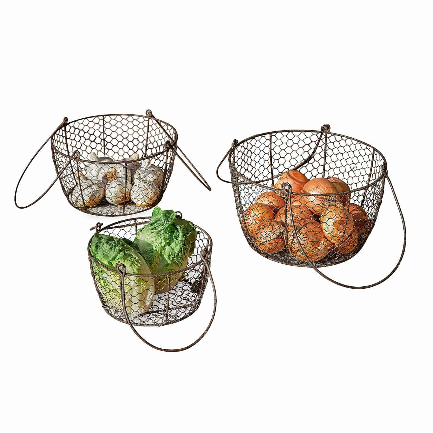 Set di 3 cestini Veyrier