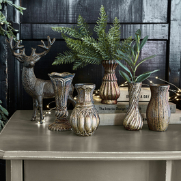 Set di 5 vasi Bonnie rame antico
