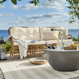 Divano New Bettford marrone/bianco