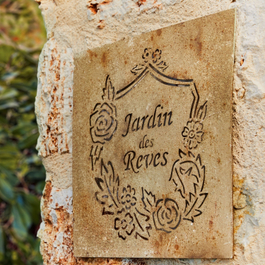 Ornamento da parete Jardin des Reves marrone antico