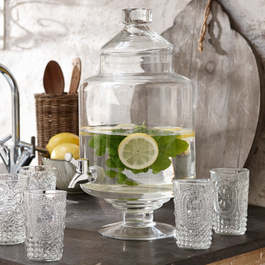 Dispenser per bevande Cassis trasparente