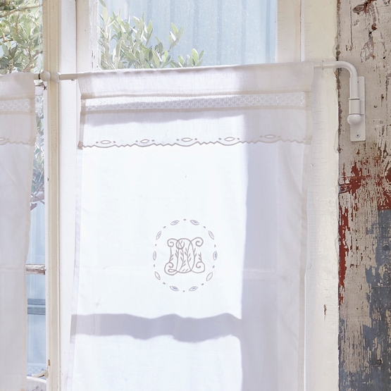 Asta per tenda Epping bianco antico