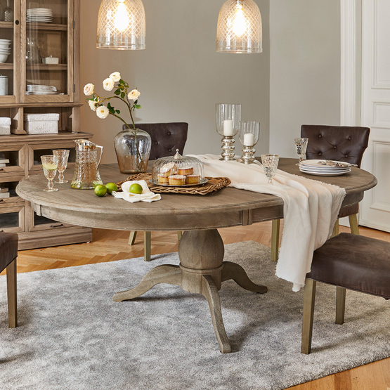 Tavolo Beaumont marrone grigio
